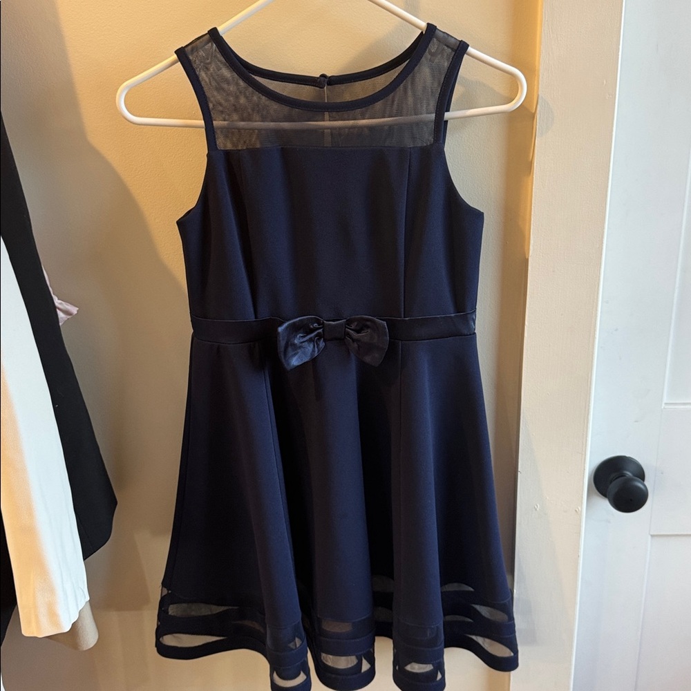 Calvin Klein Navy Blue Formal Kids Dress